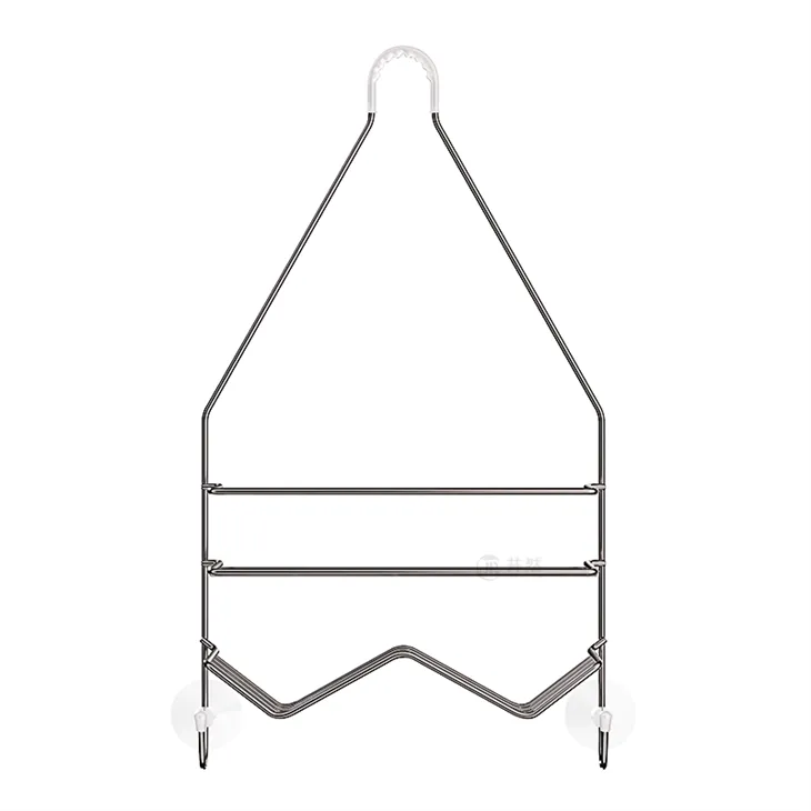 Hanging Shower Rack Bathroom Silver